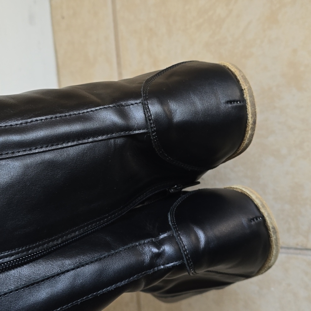 NWOB Aintap Leather/Shearling Lace-up Boot - Picture 9 of 12